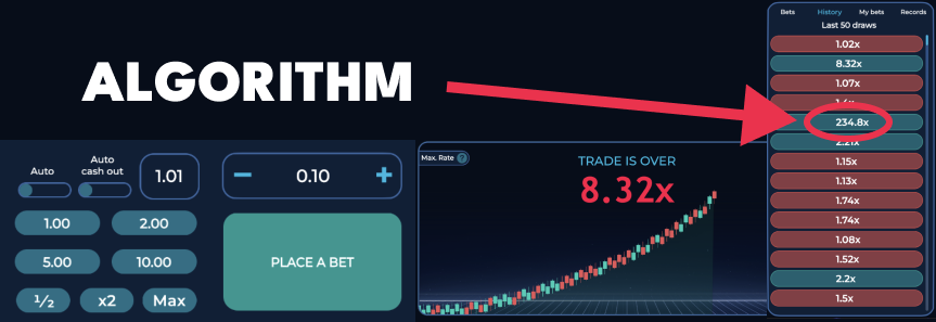 Pilot Coin algorithm