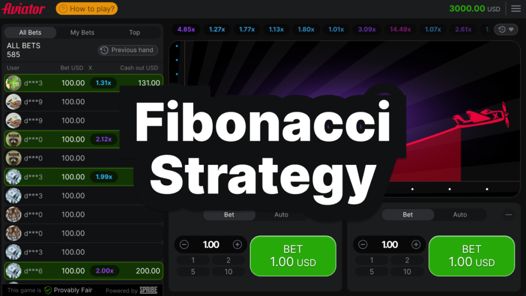 Fibonacci Strategy in Crash Games