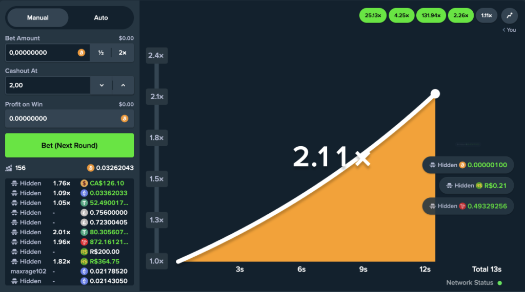 Stake Crash Gameplay