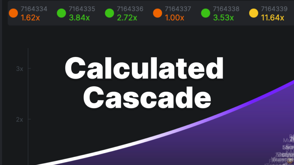 Calculated Cascade Betting Strategy