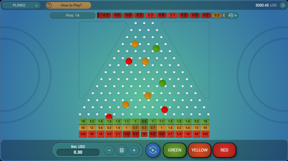 Plinko money game