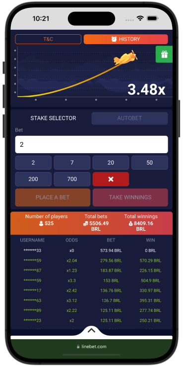 Linebet Crash Mobile