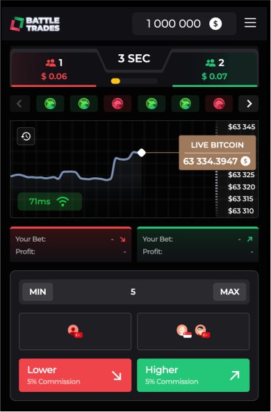 Battle Trades crash game by INPUT GAMES mobile