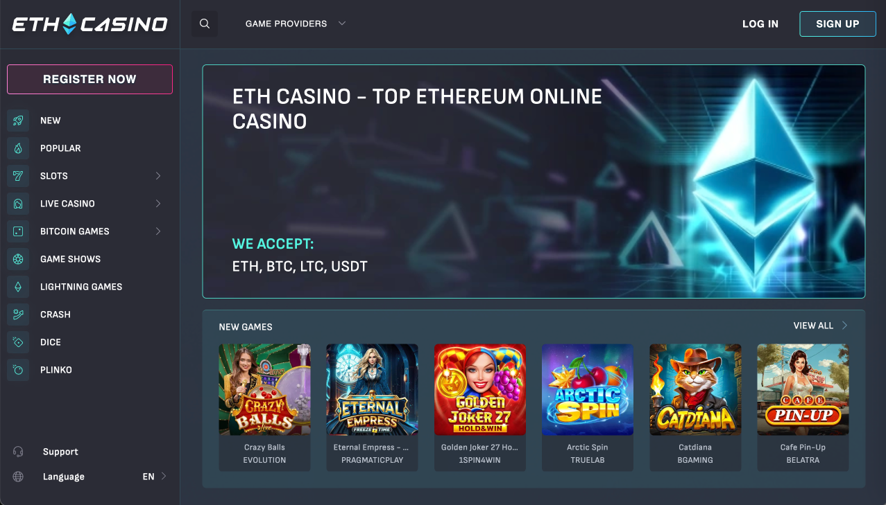 ETH Casino desktop app